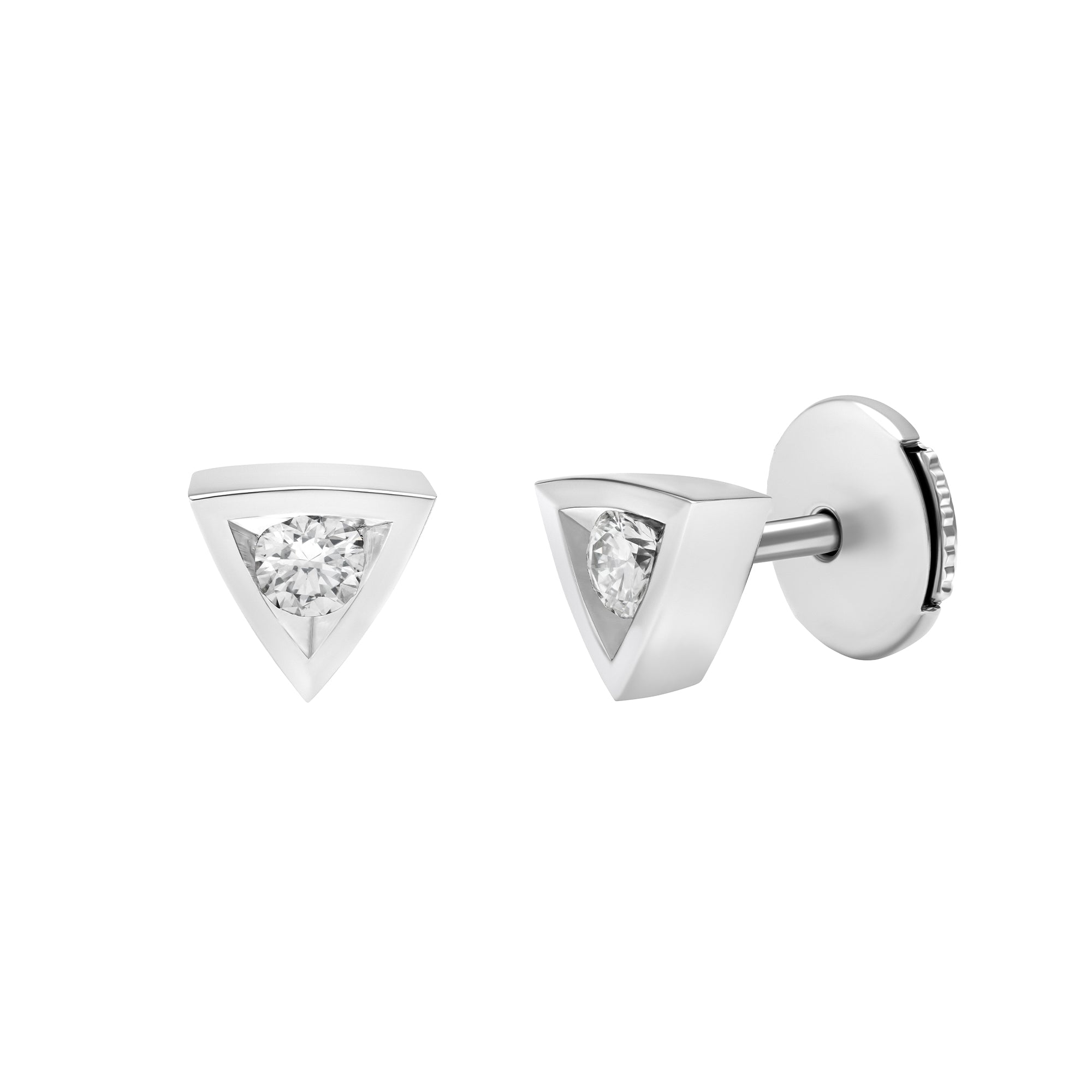 Boucles d'oreilles Alchimie Triangle N°1