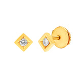 Boucles d'oreilles Alchimie Carré N°1
