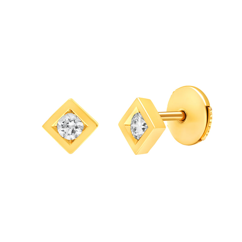 Earrings Alchimie square  N°2
