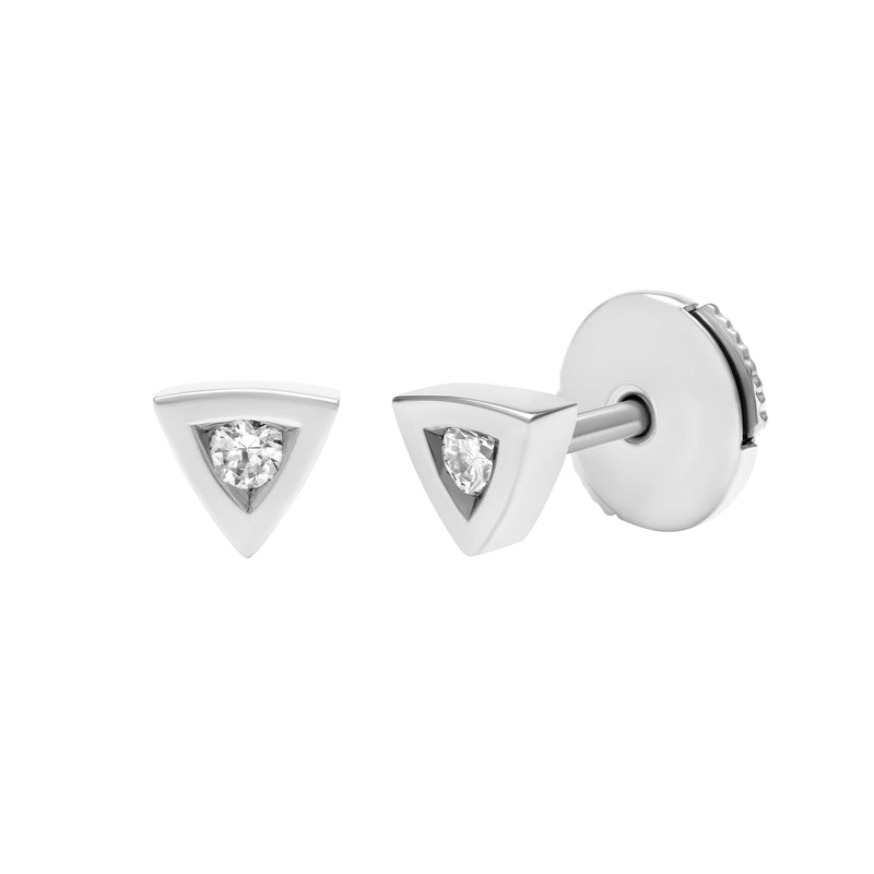 Boucles d'oreilles Alchimie Triangle N°0