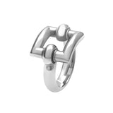 Bague Carré Trilogie Alchimie Argent
