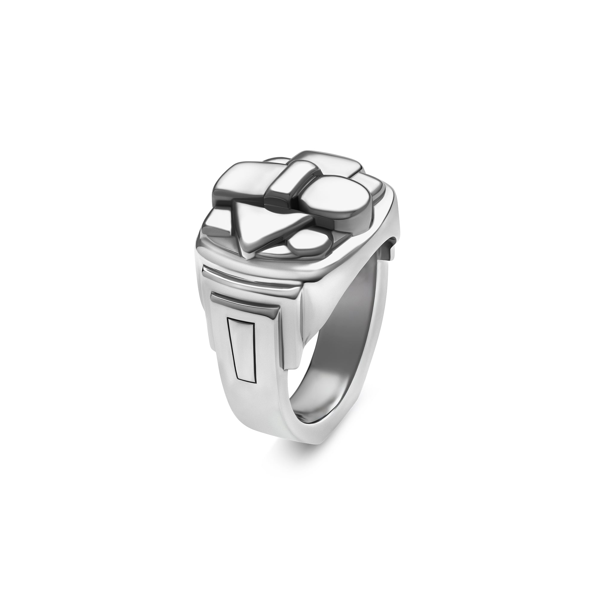 signet Large silver mask