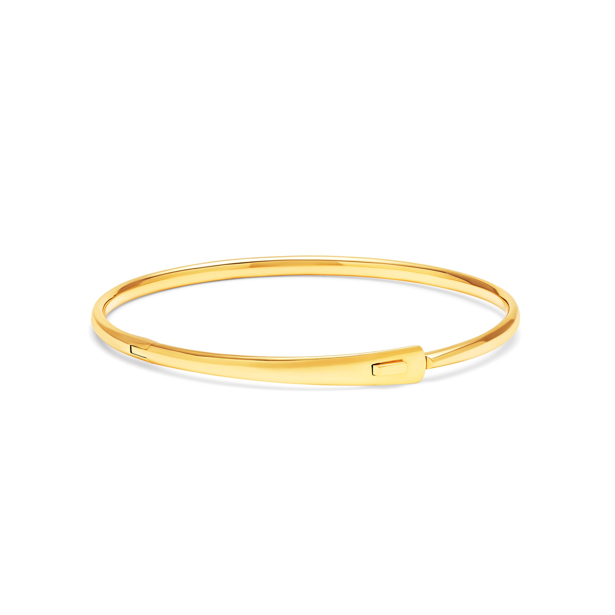Bracelet Jonc Avenir en or 3 mm