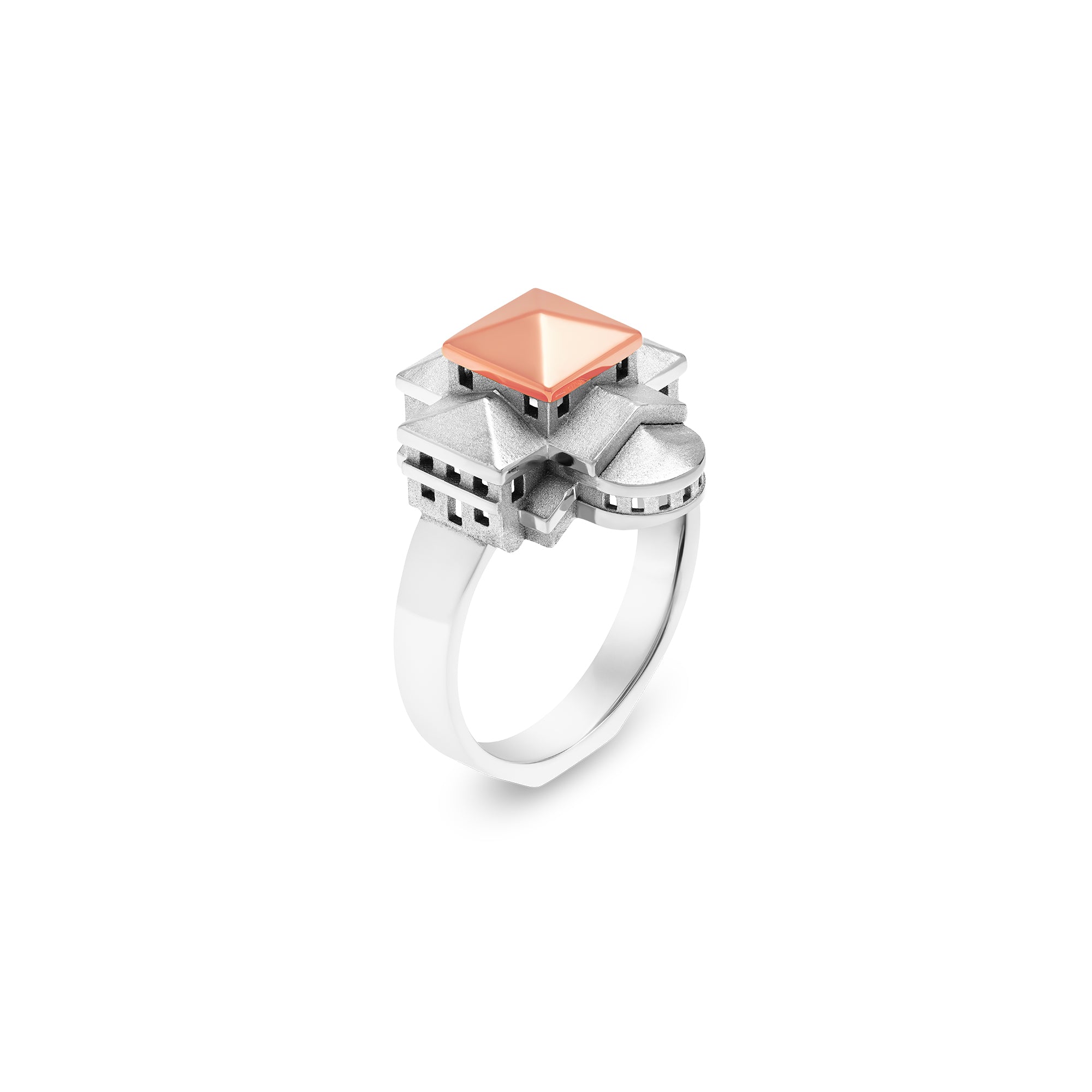 Architecture San Lillo ring in gold