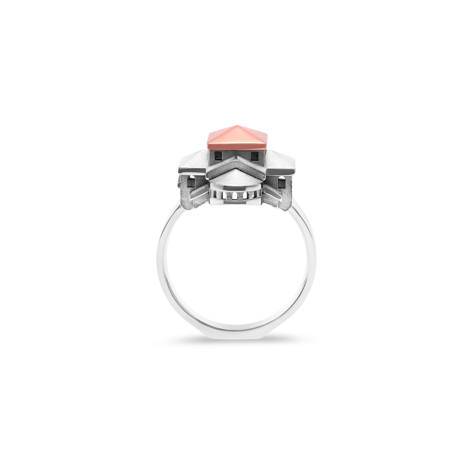 Architecture San Lillo ring in gold