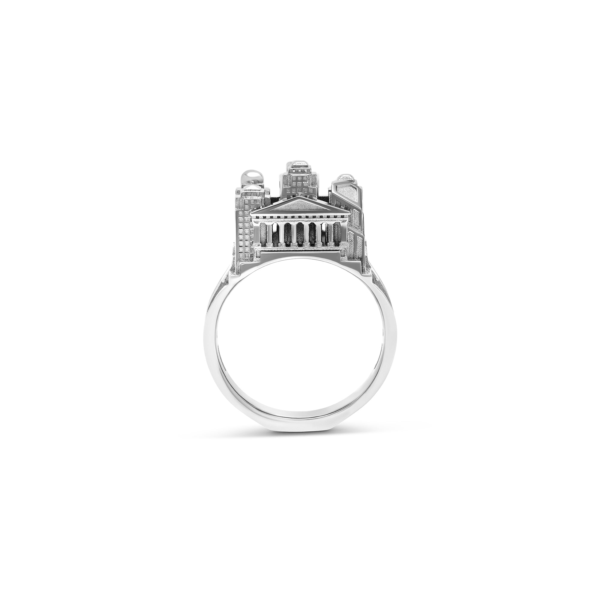 Bague architecture New York en or