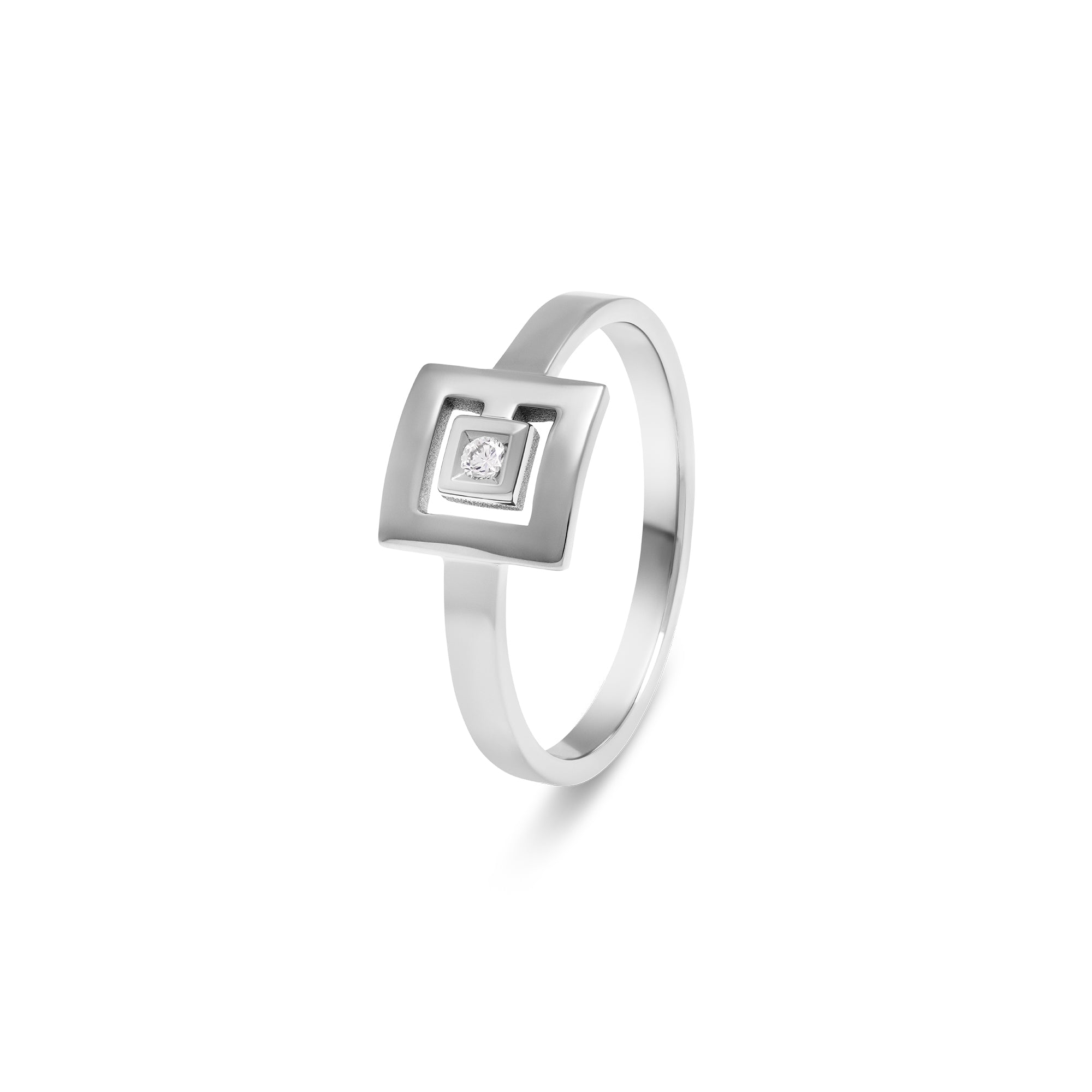 Bague signe carré baby