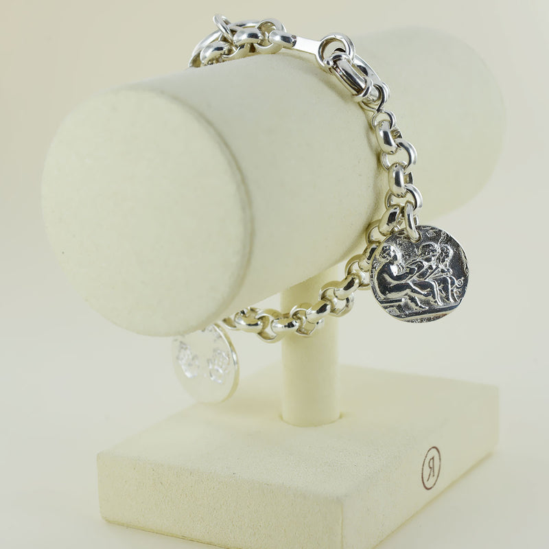 Bracelet chaine unique en argent