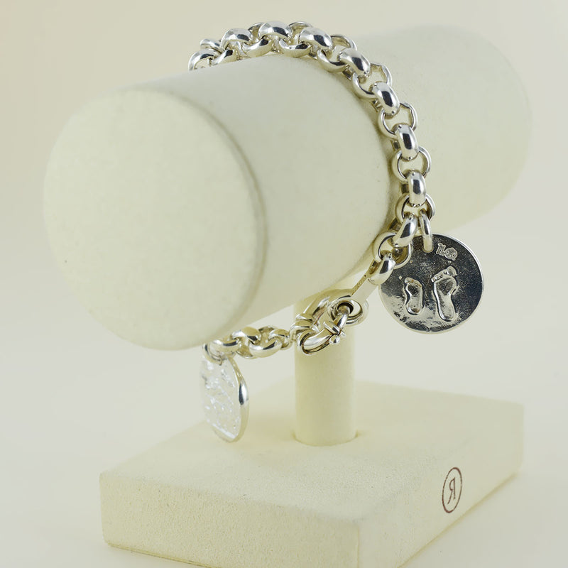Bracelet chaine unique en argent