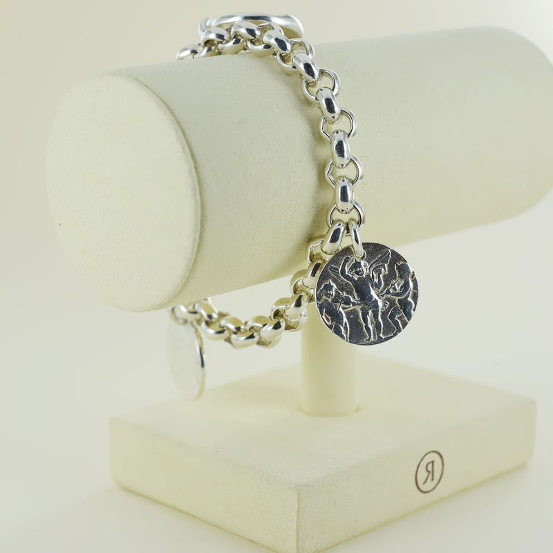 Bracelet chaine unique en argent