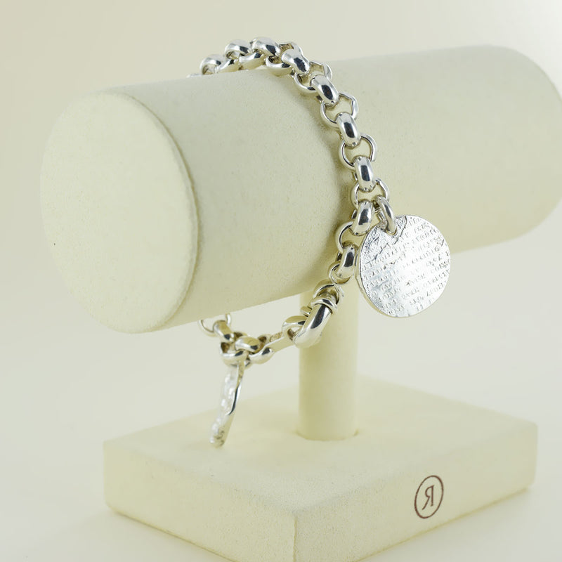 Bracelet chaine unique en argent