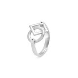 Bague inséparables medium en or