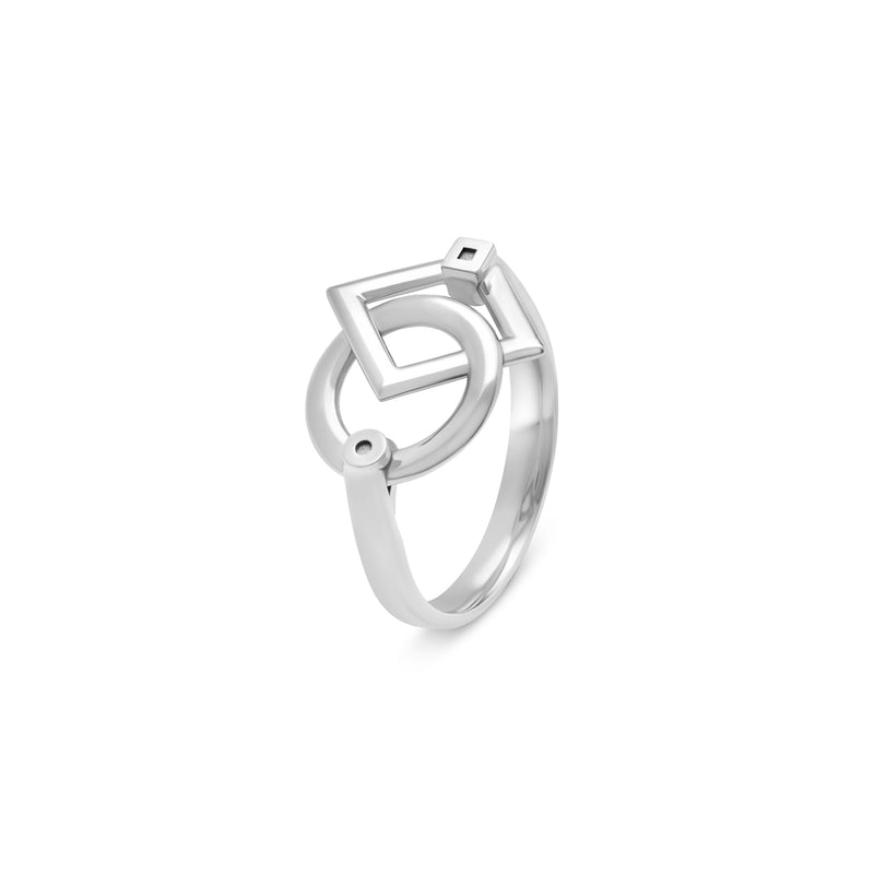 Bague inséparables medium en or