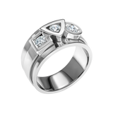 Ring Alchimie trilogy  Large 0.70 carat