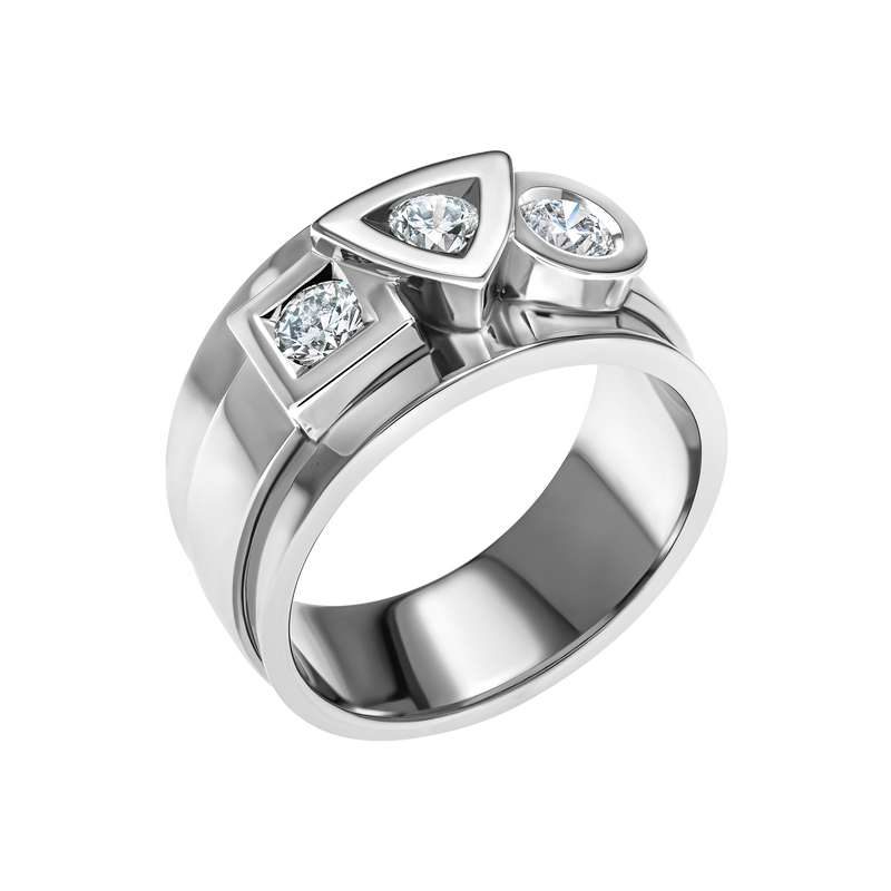 Bague Alchimie Trilogie Large 0,70 carat
