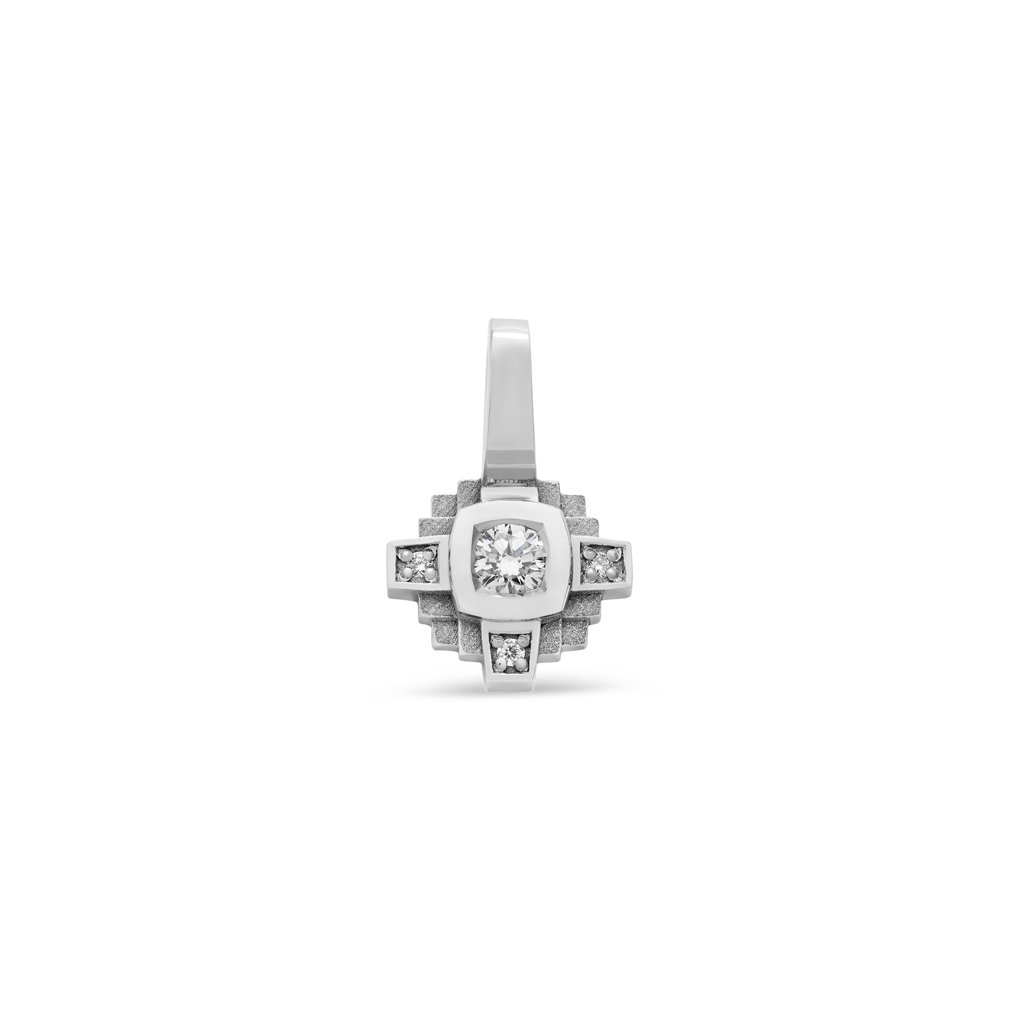 Pendentif Esther Diamant blanc 0,10 ct et diamants