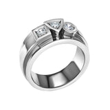 Ring Alchimie trilogy  Large 0.50 carat