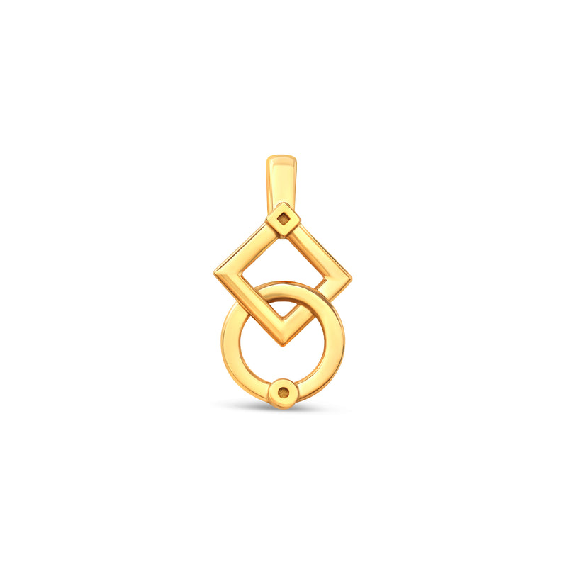 Pendentif inséparables small en or