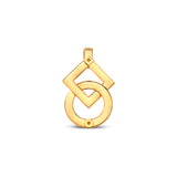 Pendentif inséparables medium en or