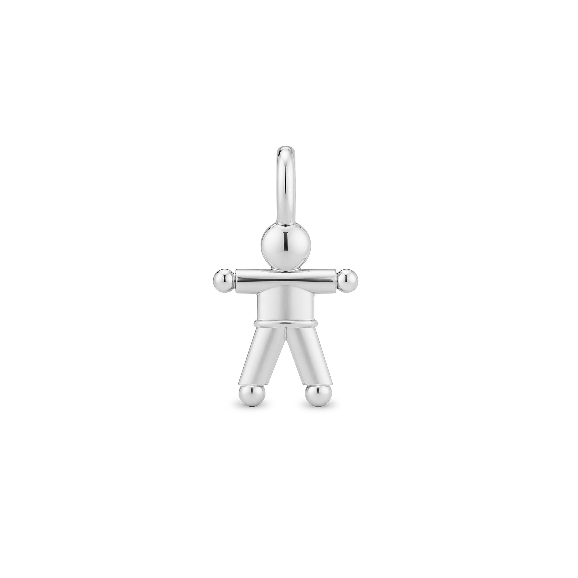 Little boy character pendant in gold Tournaire