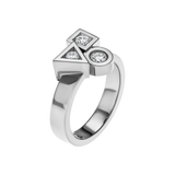 Bague Cubisme Trilogie