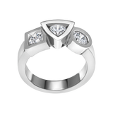 BAGUE ALCHIMIE TRILOGIE 1,20 CARAT TOURNAIRE OR ET DIAMANTS