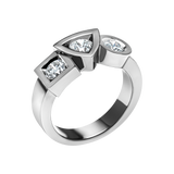 BAGUE ALCHIMIE TRILOGIE 1,20 CARAT TOURNAIRE OR ET DIAMANTS