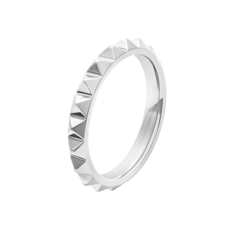 Bague anneau Triangles en or