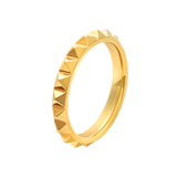 Bague anneau Triangles en or