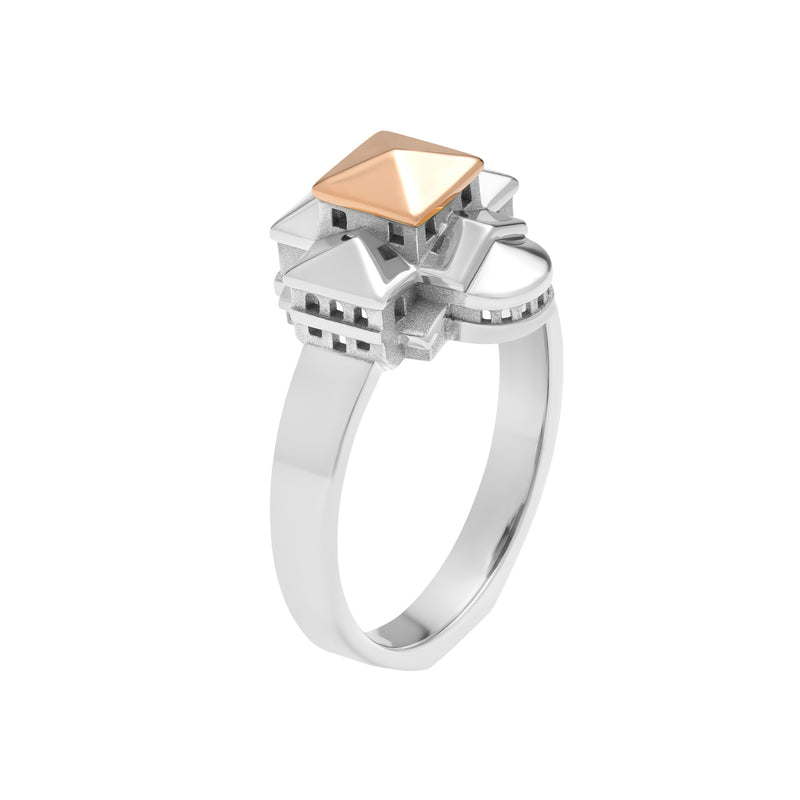 Bague Architecture San Lillo Small en or