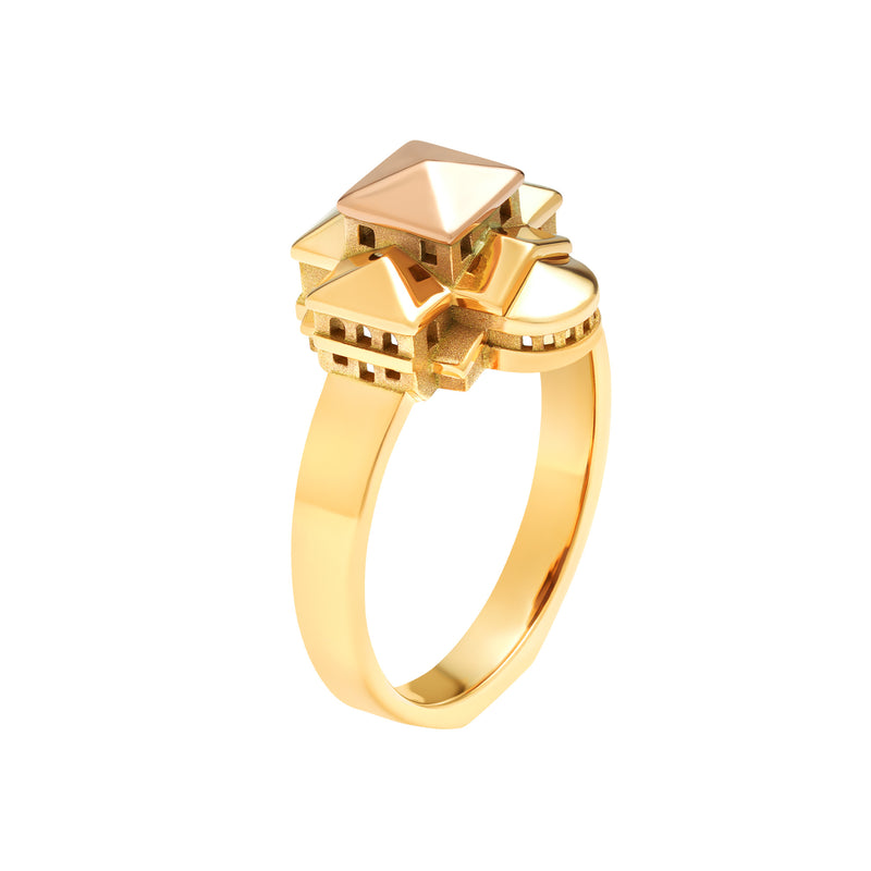 Bague Architecture San Lillo Small en or
