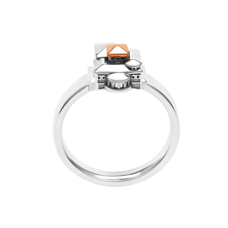Bague architecture Monastère Baby en or