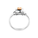 RING ARCHITECTURE CITÉ SQUARE BABY IN GOLD