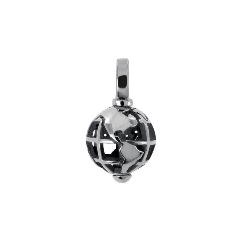 Pendentif perle de voyage en argent