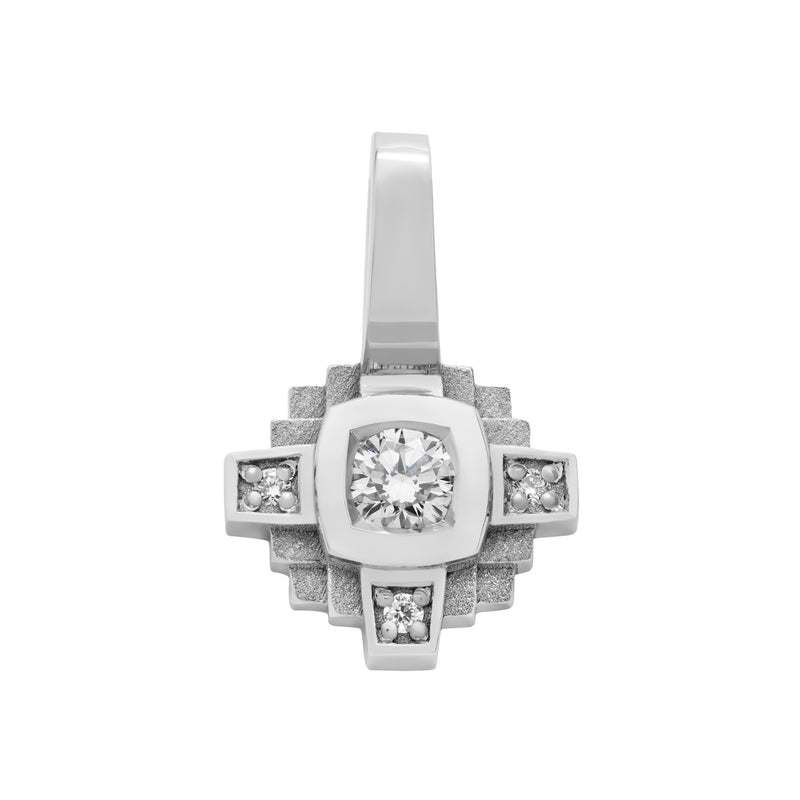 Esther pendant 0.10 ct white diamond and diamonds