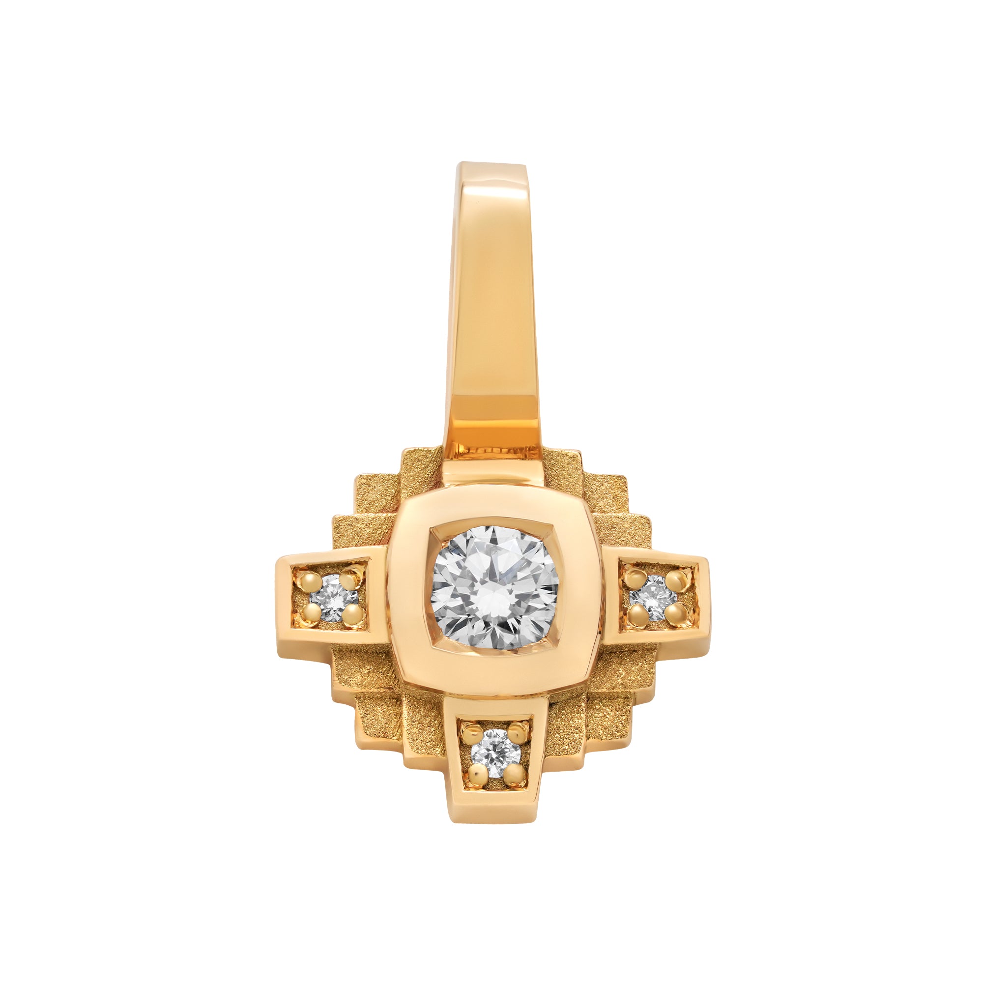 Pendentif Esther Diamant blanc 0,10 ct et diamants