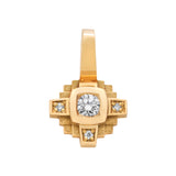 Esther pendant 0.10 ct white diamond and diamonds