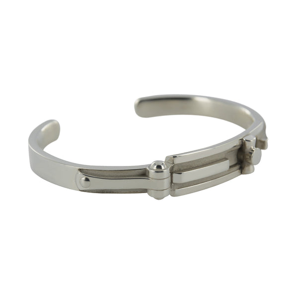 Bracelet Créateur En Métal Argenté, Sans Marque, Occasion Très Bon état