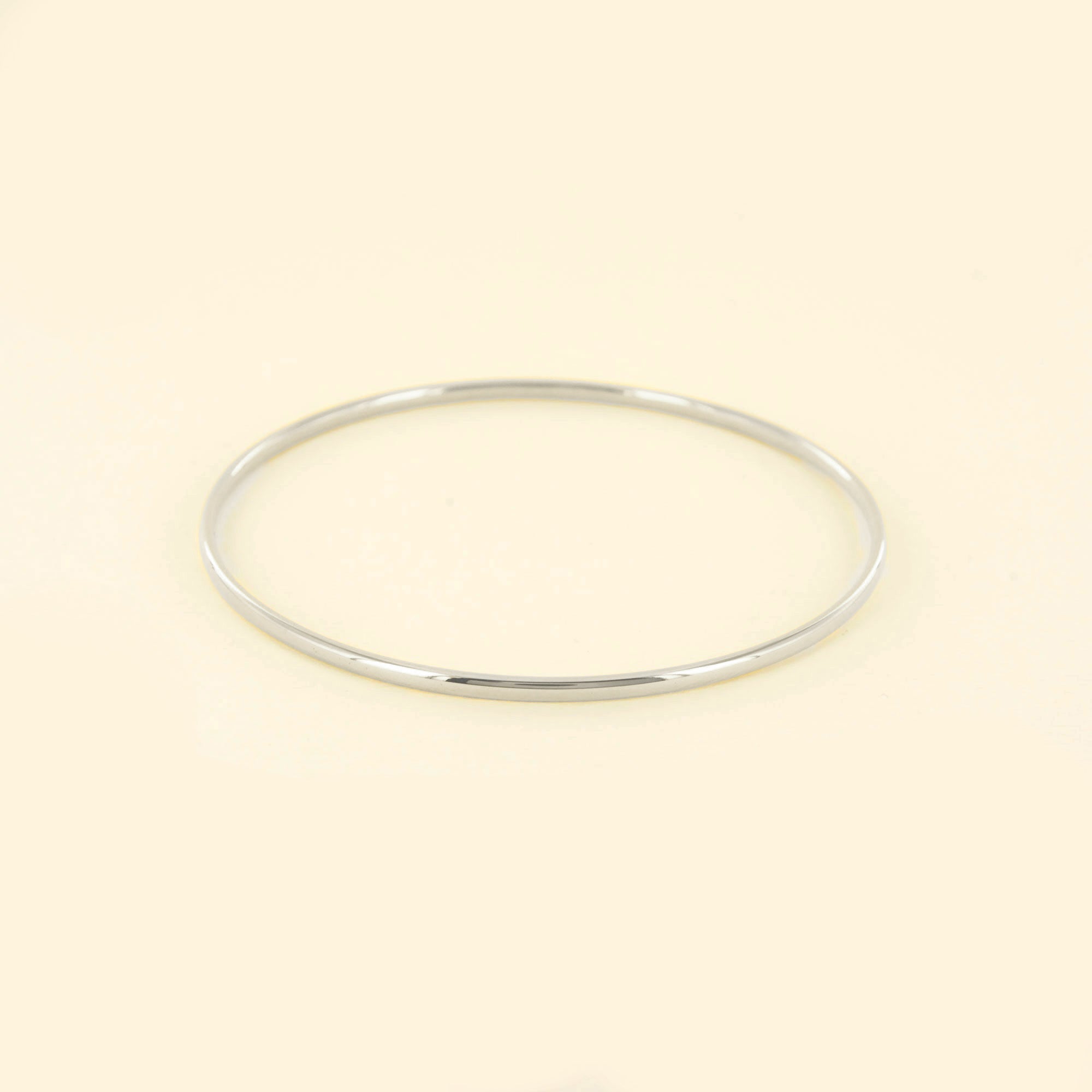 Bracelet jonc or champagne