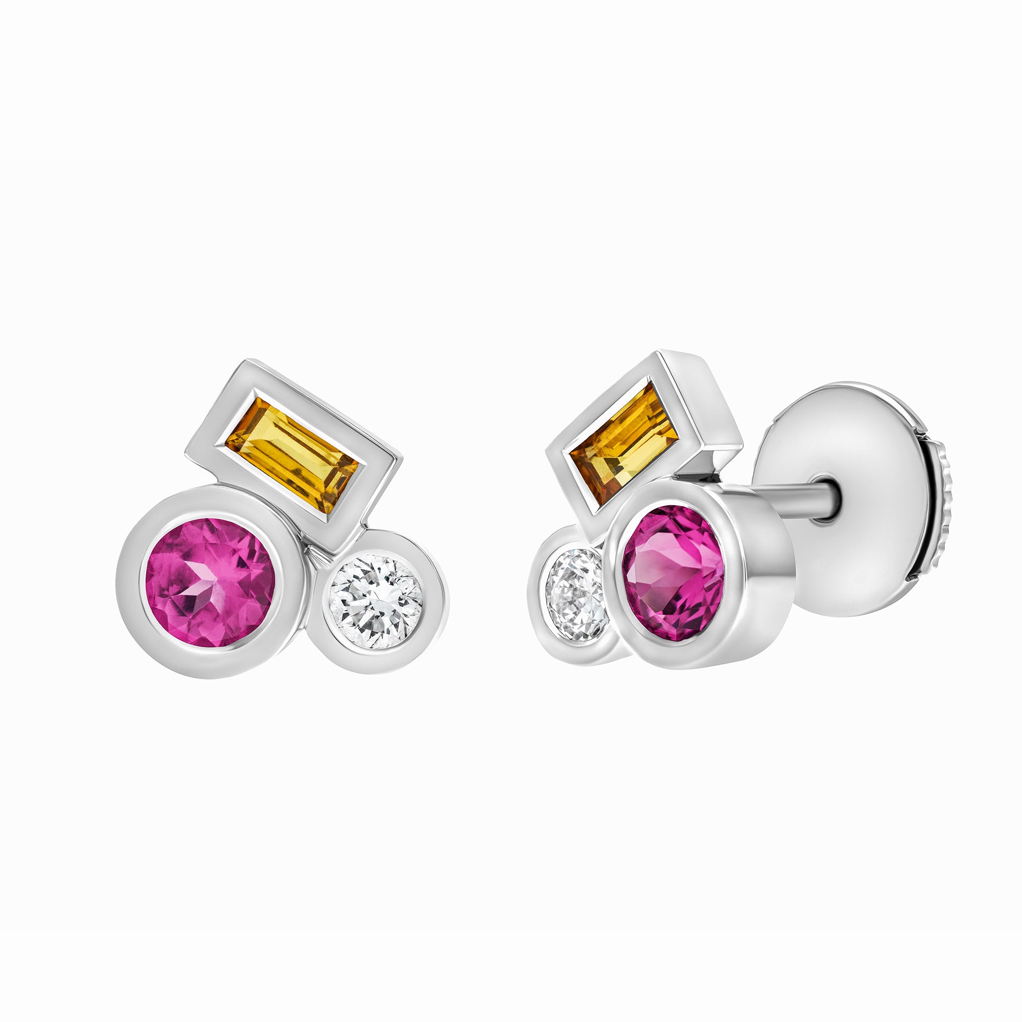 Boucles d'oreilles Marélie N°1 Rose