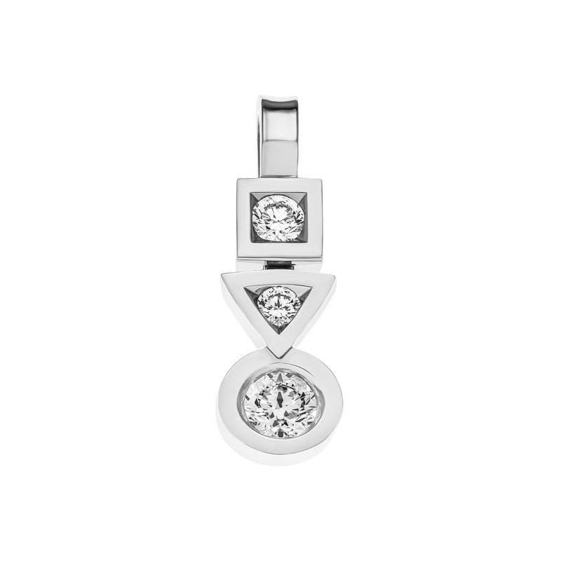 Pendentif Trilogie sens 0,85 carats