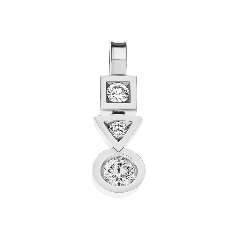 Pendant trilogy sens 0,85 carats