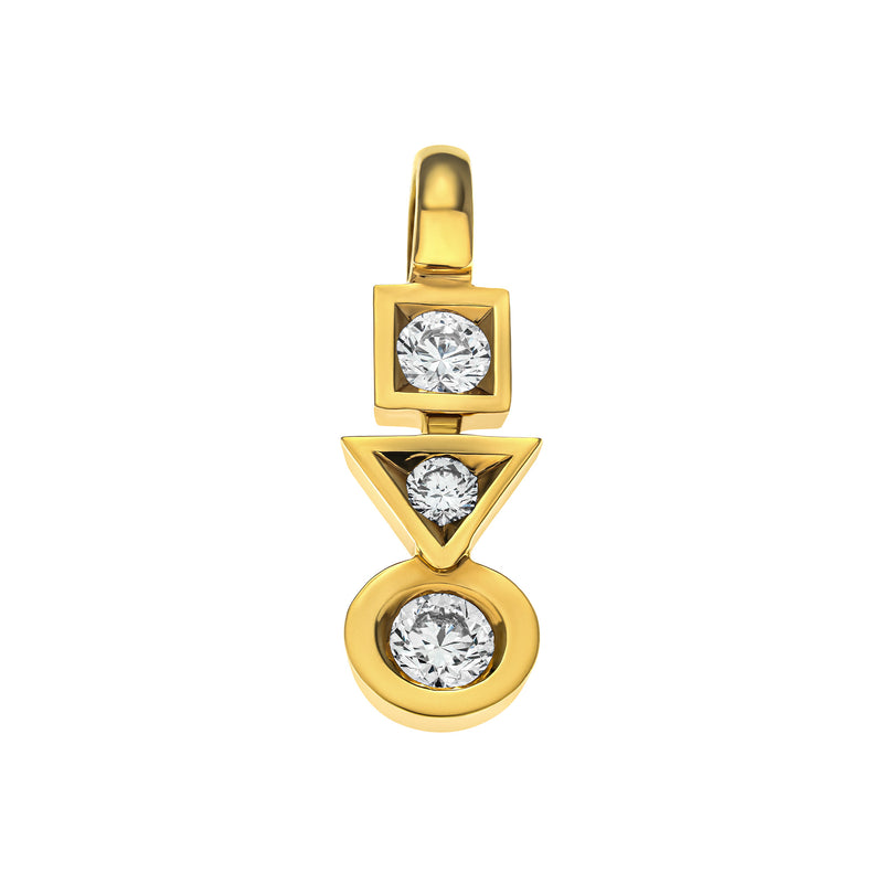 Pendentif Trilogie sens 0,45 carats