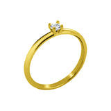 Bague Solitaire 4 Griffes Diamant