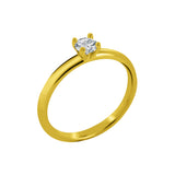 Bague Solitaire 4 Griffes Diamant