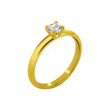 Bague Solitaire 4 Griffes Diamant