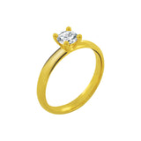Bague Solitaire 4 Griffes Diamant