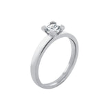 Bague Solitaire Tournaire 4 griffes diamant et or