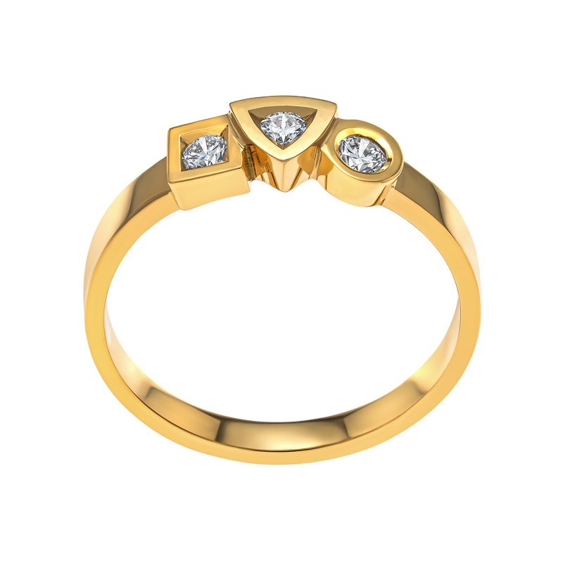 Bague Alchimie Trilogie 0,15 carat