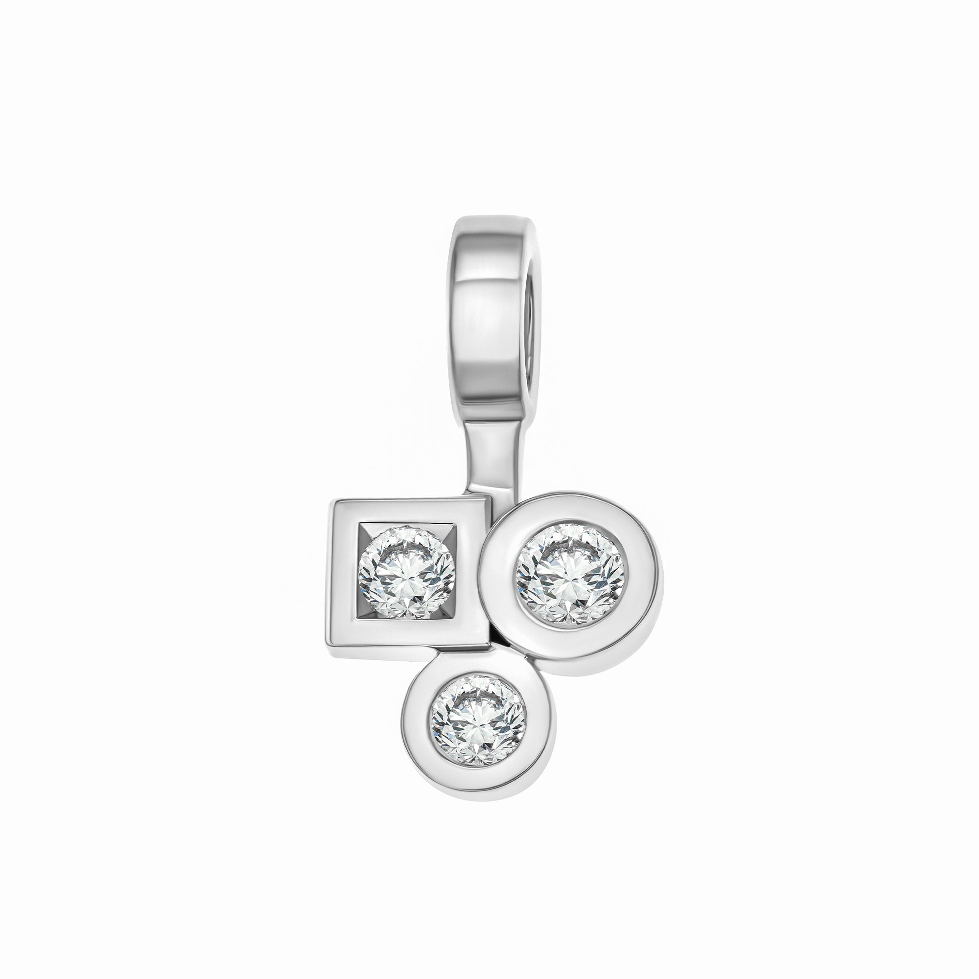 Pendentif Marélie Trilogie diamants en or